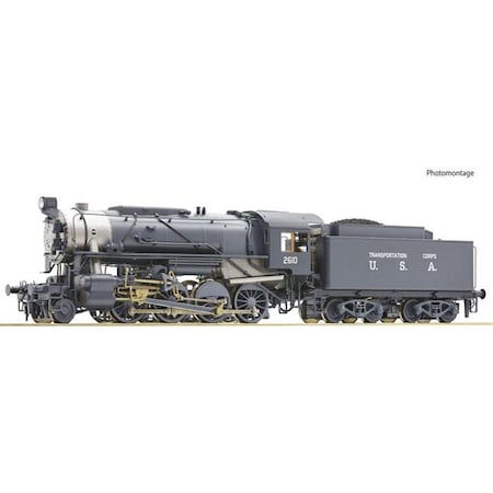 HO Steam Locomotive USATC With DCC Sound No.2610 Model Train